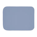 Blue Herringbone Sherpa Blanket laid flat, front view