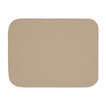 Brown Herringbone Sherpa Blanket laid flat, front view