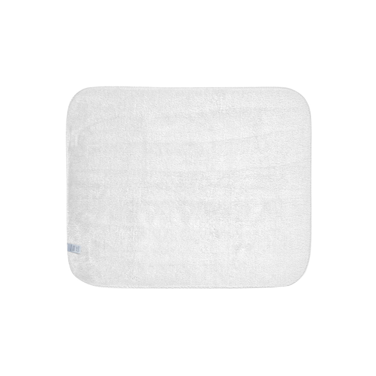 Personalized pink baby blanket with name and a bee, white sherpa fleece back